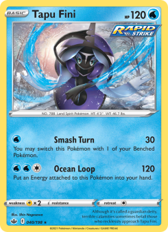 Tapu Fini - pokemon TCG Card