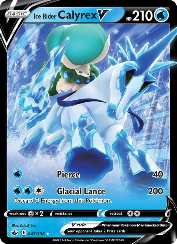 Ice Rider Calyrex V - Pokémon TCG Card