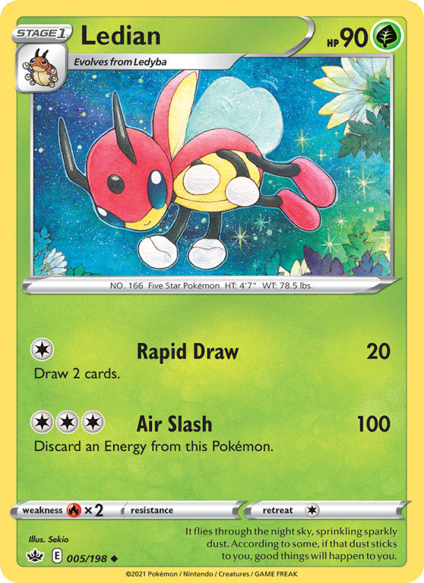 Ledian - Pokémon TCG Card