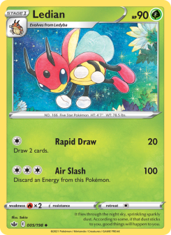 Ledian - pokemon TCG Card