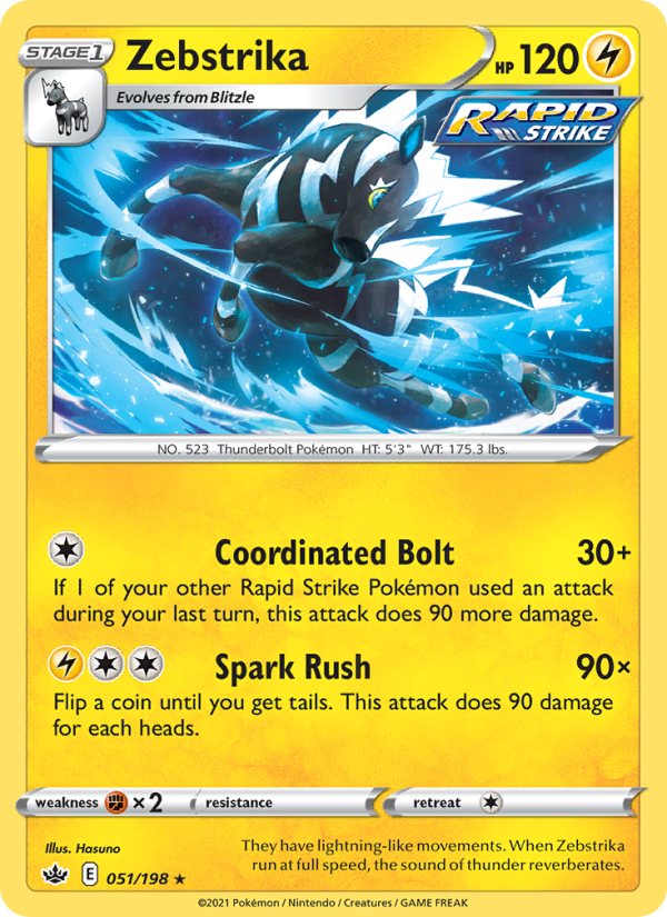 Zebstrika - Pokémon TCG Card