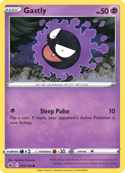 Gastly - pokemon TCG Card