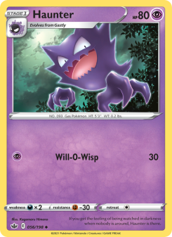 Haunter - pokemon TCG Card