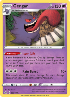 Gengar - pokemon TCG Card