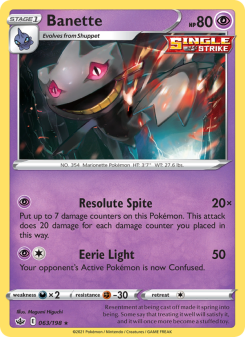 Banette - pokemon TCG Card