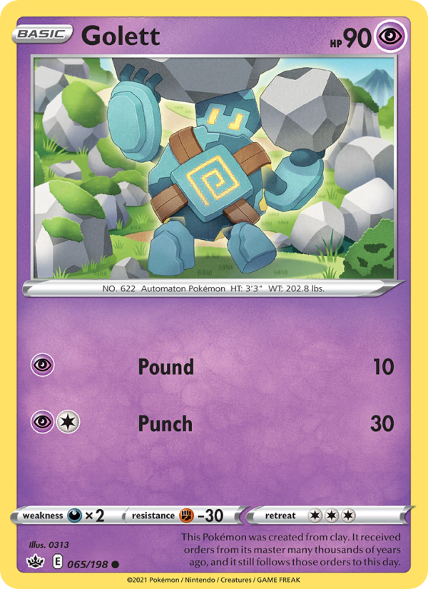 Golett - Pokémon TCG Card