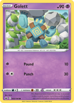 Golett - pokemon TCG Card