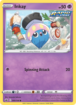 Inkay - pokemon TCG Card