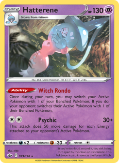 Hatterene - pokemon TCG Card