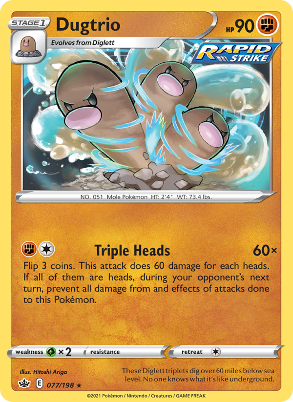 Dugtrio - Pokémon TCG Card