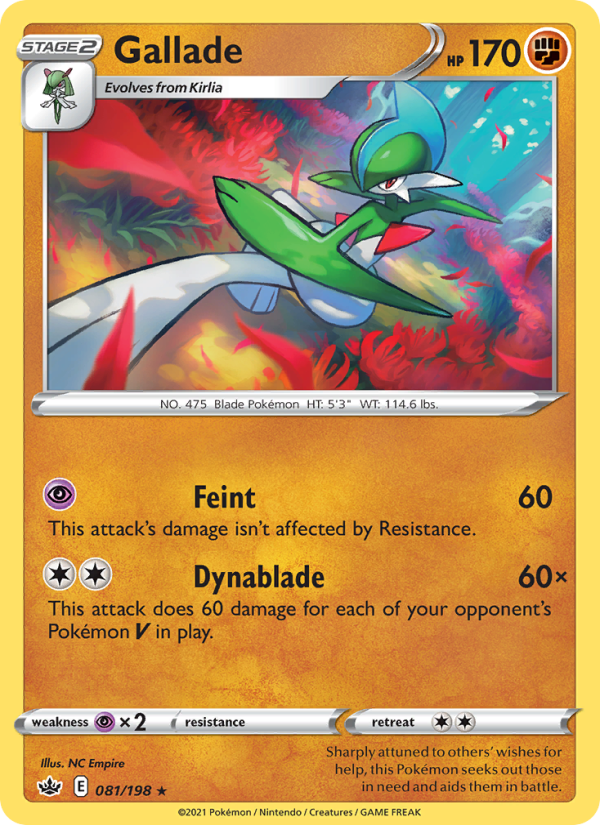 Gallade - Pokémon TCG Card