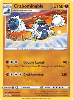 Crabominable - pokemon TCG Card