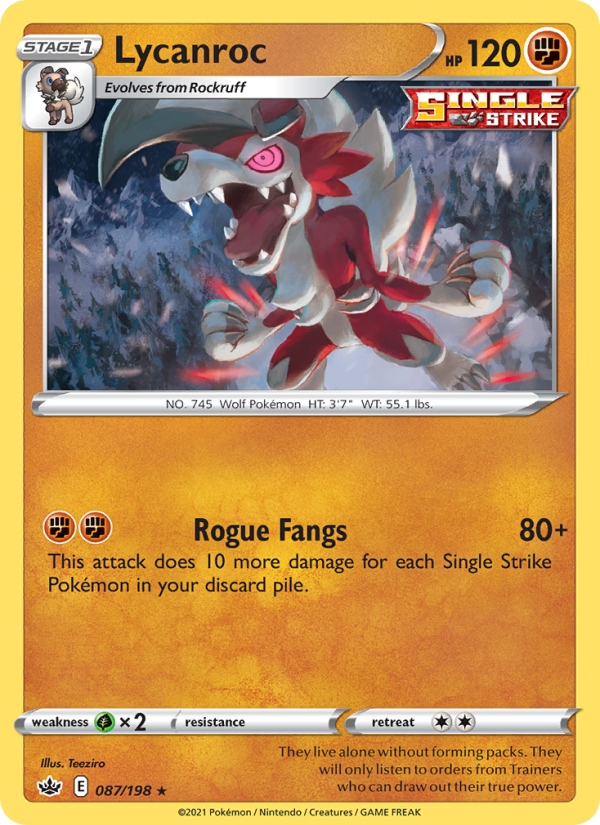 Lycanroc - Pokémon TCG Card