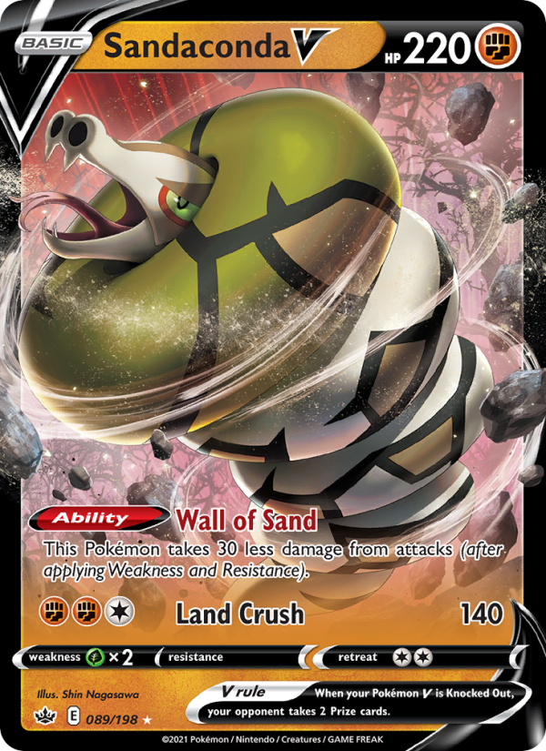 Sandaconda V - Pokémon TCG Card