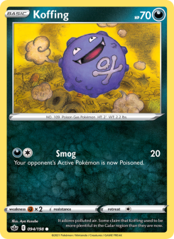 Koffing - pokemon TCG Card