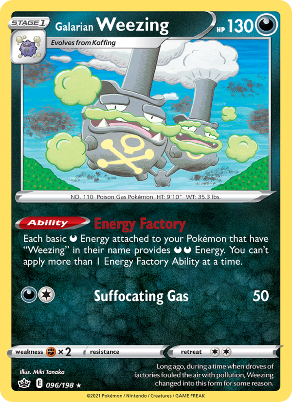 Galarian Weezing - Pokémon TCG Card
