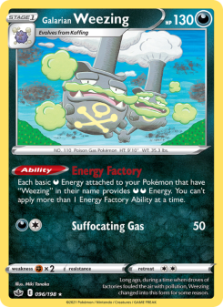 Galarian Weezing - pokemon TCG Card