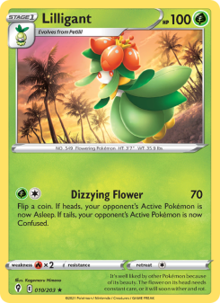 Lilligant - pokemon TCG Card