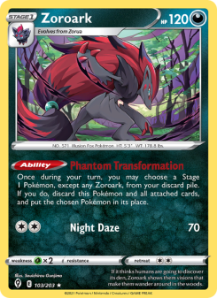 Zoroark - pokemon TCG Card
