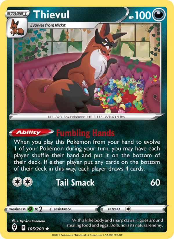 Thievul - Pokémon TCG Card