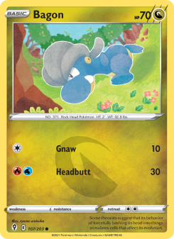 Bagon - pokemon TCG Card