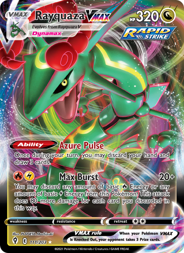 Rayquaza VMAX - Pokémon TCG Card