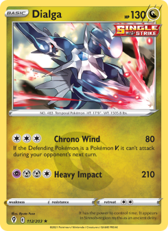 Dialga - pokemon TCG Card