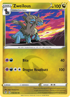 Zweilous - pokemon TCG Card