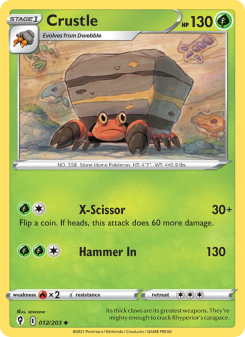 Crustle - pokemon TCG Card