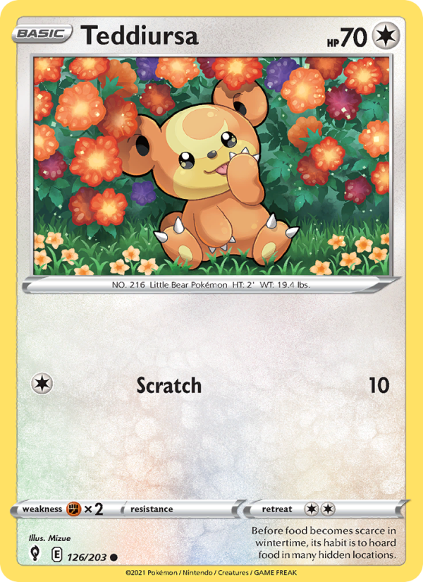 Teddiursa - Pokémon TCG Card