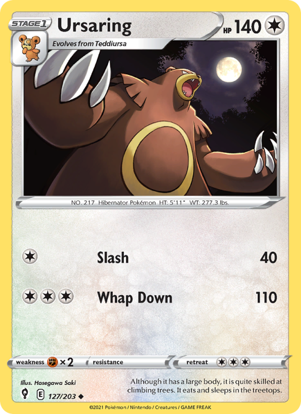 Ursaring - Pokémon TCG Card