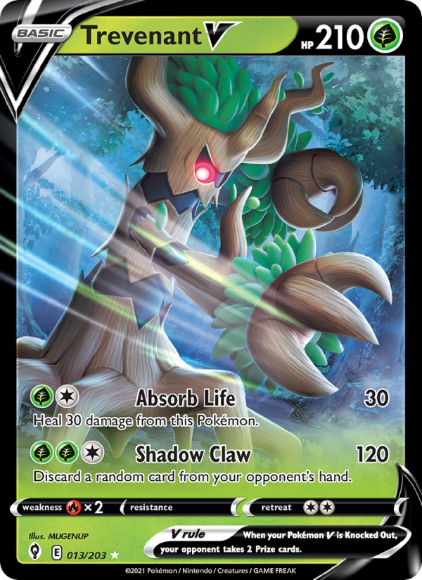 Trevenant V - Pokémon TCG Card