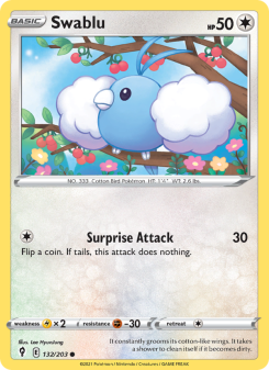 Swablu - pokemon TCG Card