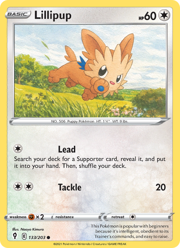 Lillipup - Pokémon TCG Card