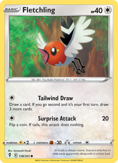 Fletchling - pokemon TCG Card