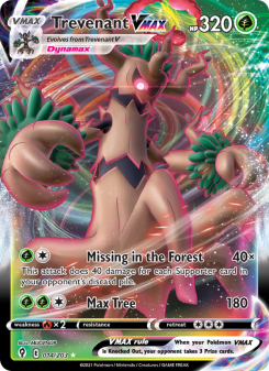 Trevenant VMAX - pokemon TCG Card