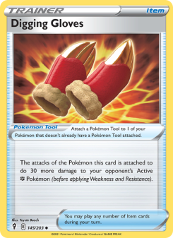 Digging Gloves - pokemon TCG Card