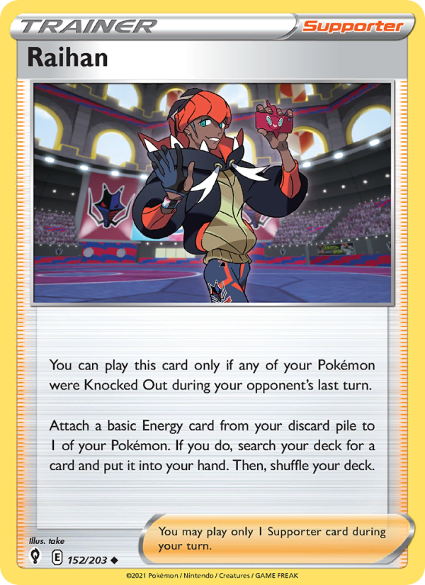 Raihan - Pokémon TCG Card
