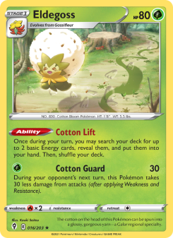 Eldegoss - pokemon TCG Card