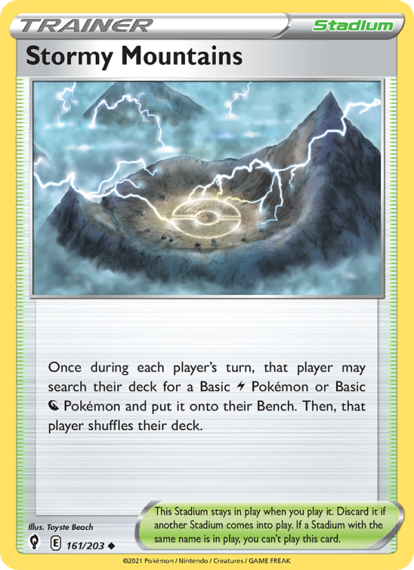Stormy Mountains - Pokémon TCG Card