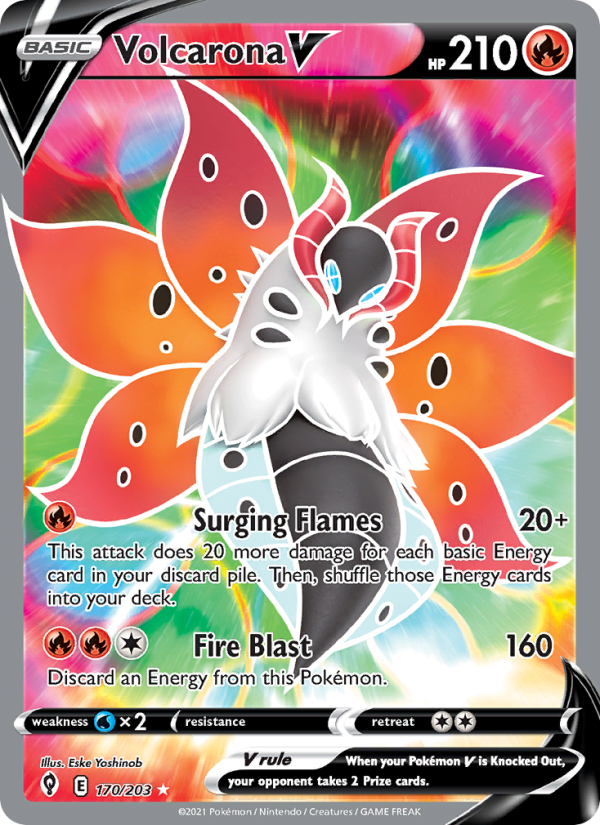 Volcarona V - Pokémon TCG Card