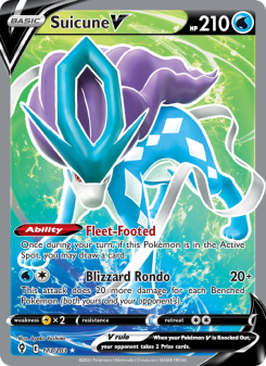 Suicune V - pokemon TCG Card