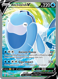 Arctovish V - pokemon TCG Card
