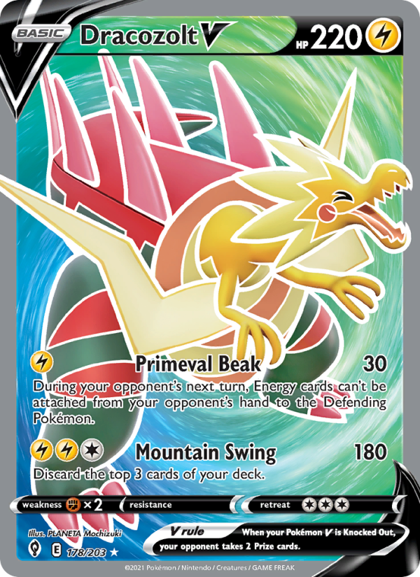 Dracozolt V - Pokémon TCG Card