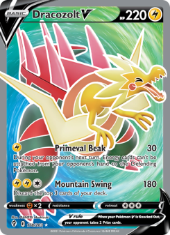 Dracozolt V - pokemon TCG Card