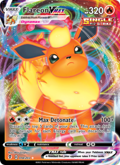Flareon VMAX - pokemon TCG Card