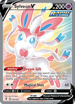 Sylveon V - pokemon TCG Card