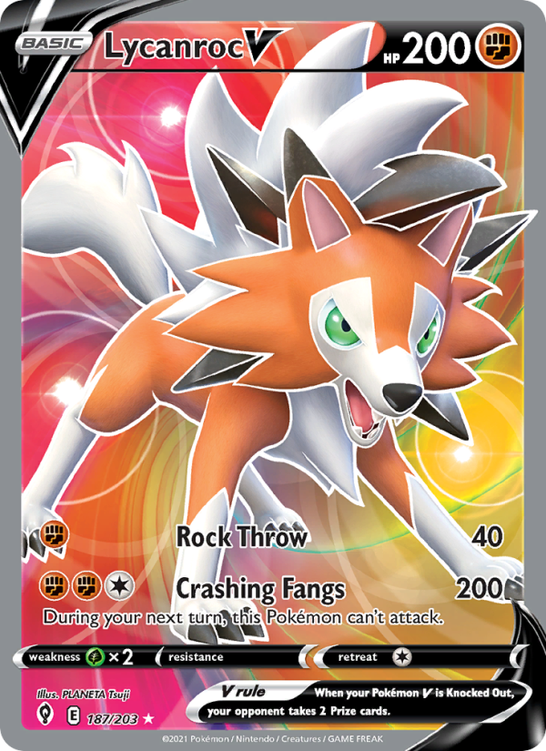 Lycanroc V - Pokémon TCG Card