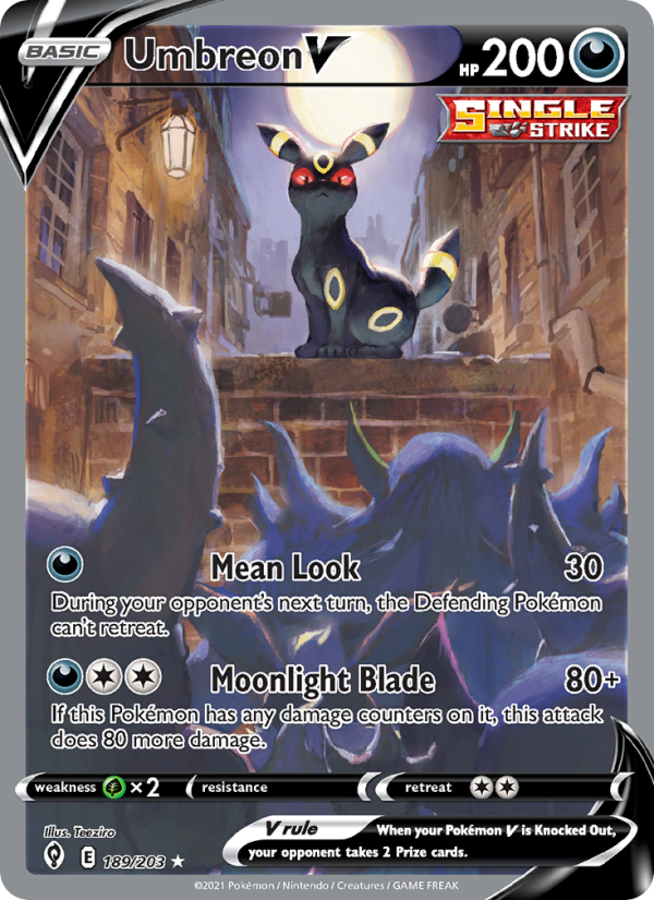Umbreon V - Pokémon TCG Card