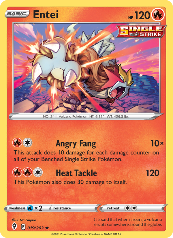 Entei - Pokémon TCG Card
